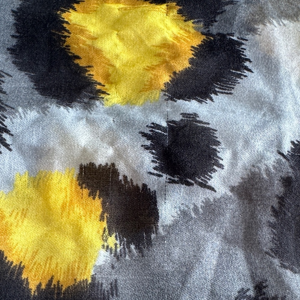 Nadine West Yellow and Black Scarf - Picture 9 of 9
